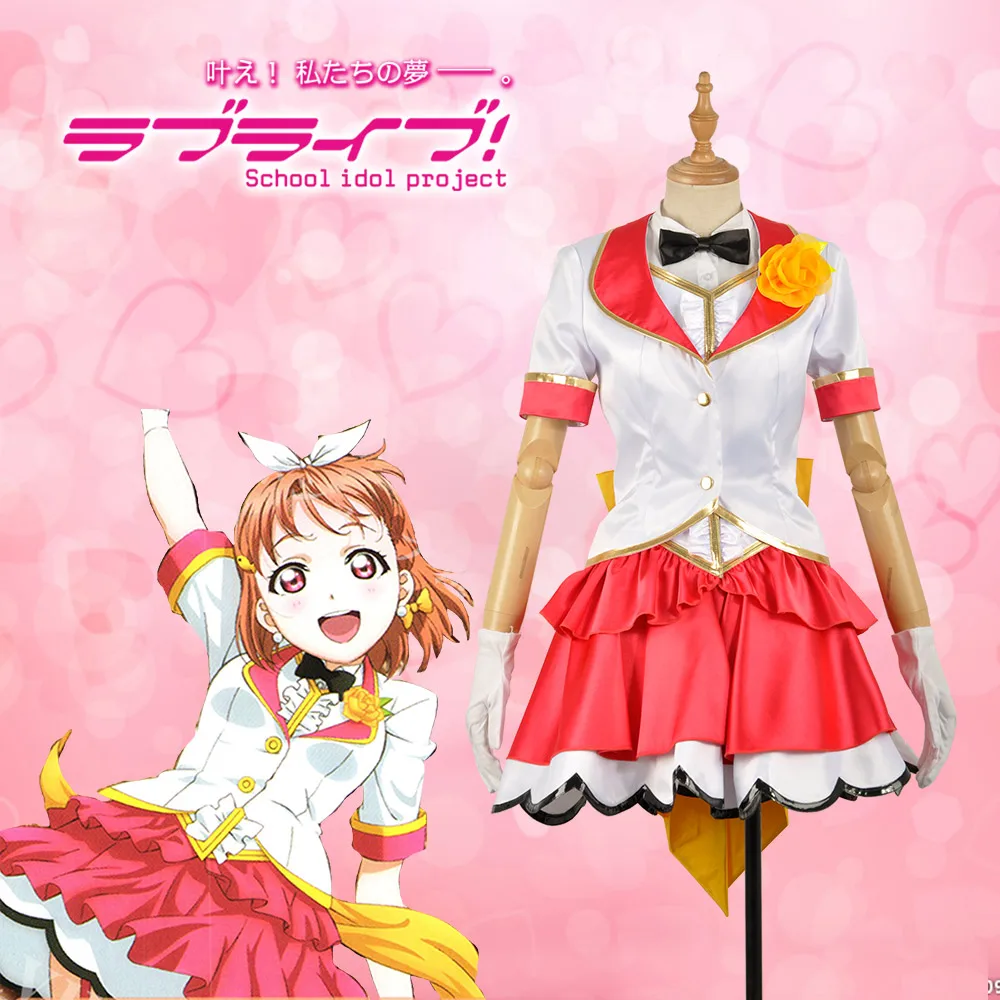 Милый! Солнечный свет! Aqours Palgantong MIRAI билет Takami платье Чика наряд для девочек