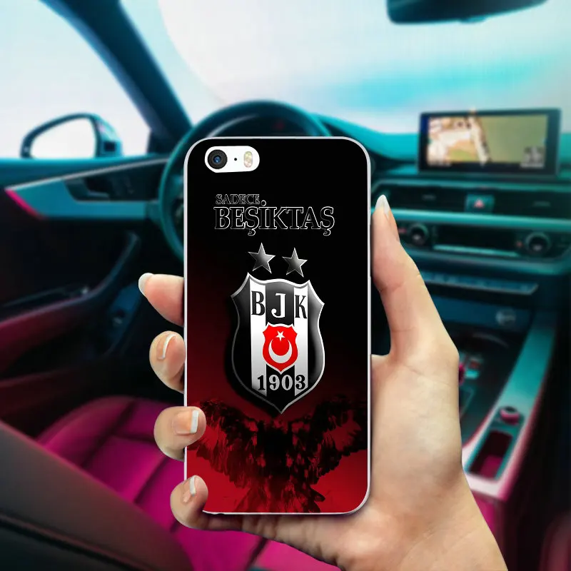 Модные футбольные команды Besiktas Jk Мягкие силиконовые прозрачные телефонные чехлы