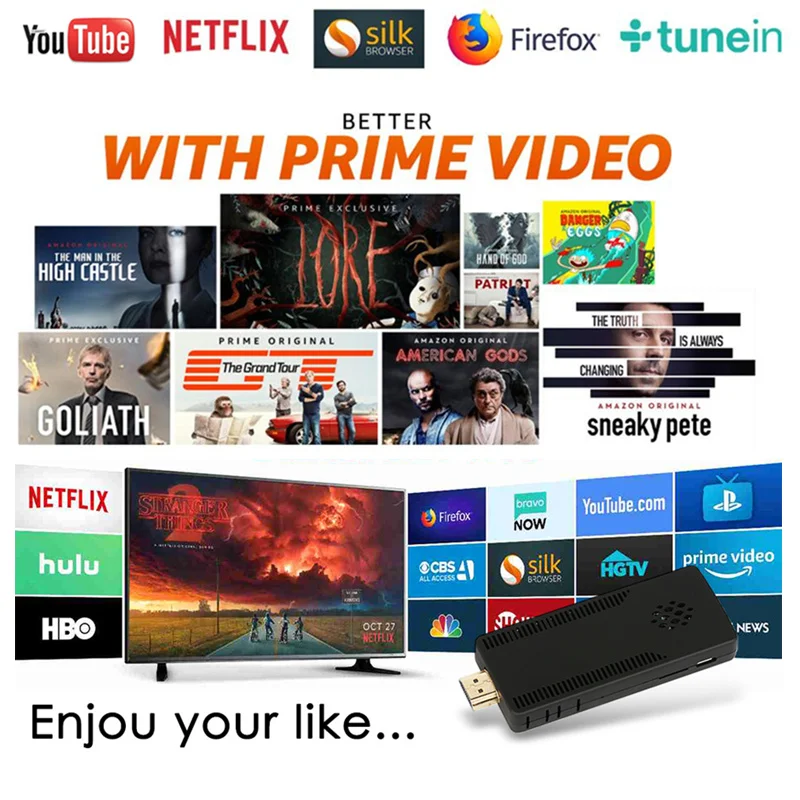 Leelbox tv stick android tv box android 8 1 4k tv box android 8,1 2 Гб ram 16 Гб RK3229 четырехъядерный wifi мини-ПК stick HD tv Dongle