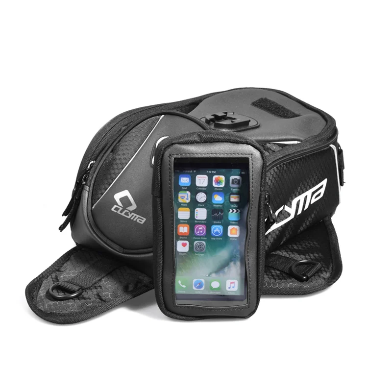 Черная сумка для мотоцикла многофункциональные сумки Motos багажные универсальные