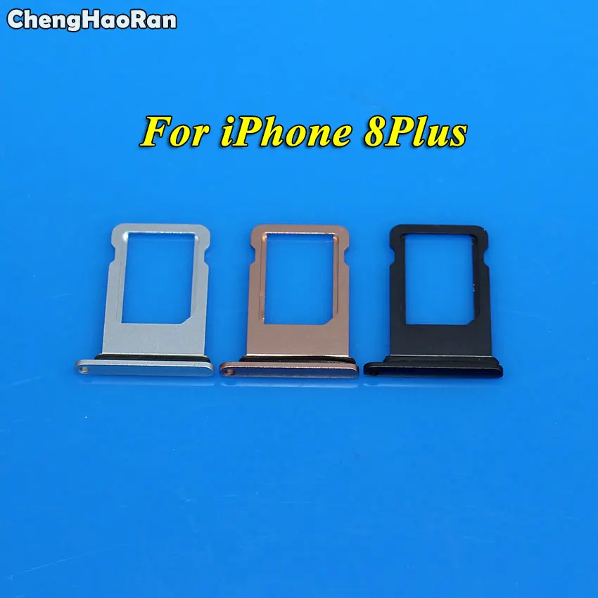 ChengHaoRan Sim карта лоток Слот держатель Гнездо для iPhone 8 8G P Plus адаптер с