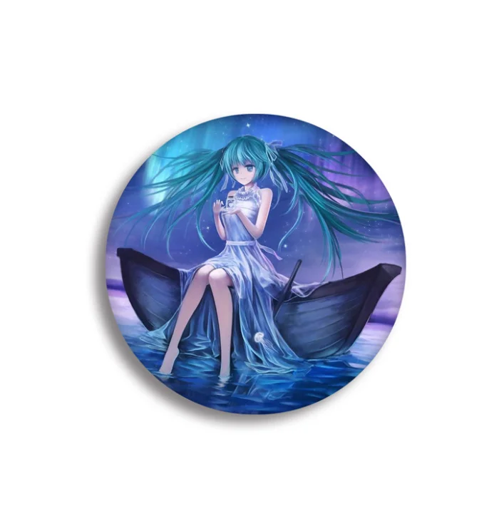 5 шт./компл. Модная одежда с мультяшными героями с названием песни «Hatsune Miku аниме значки Kawaii значки на рюкзак брошь на булавке значок Фигурки игрушки подарок для ребенка