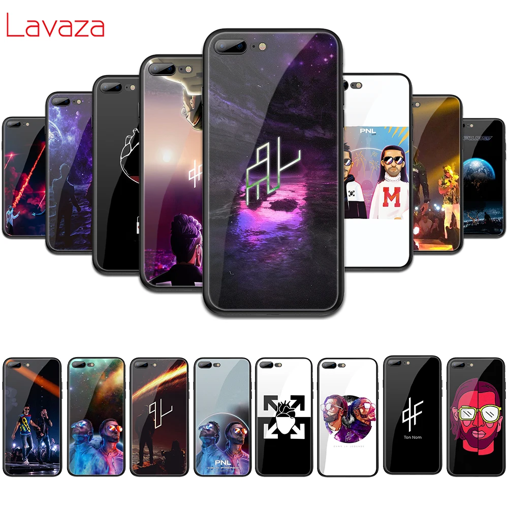 Чехол Lavaza PNL Rapper из закаленного стекла TPU для iPhone 6 6S 7 8 Plus 5 5S SE XR X XS 11 Pro MAX