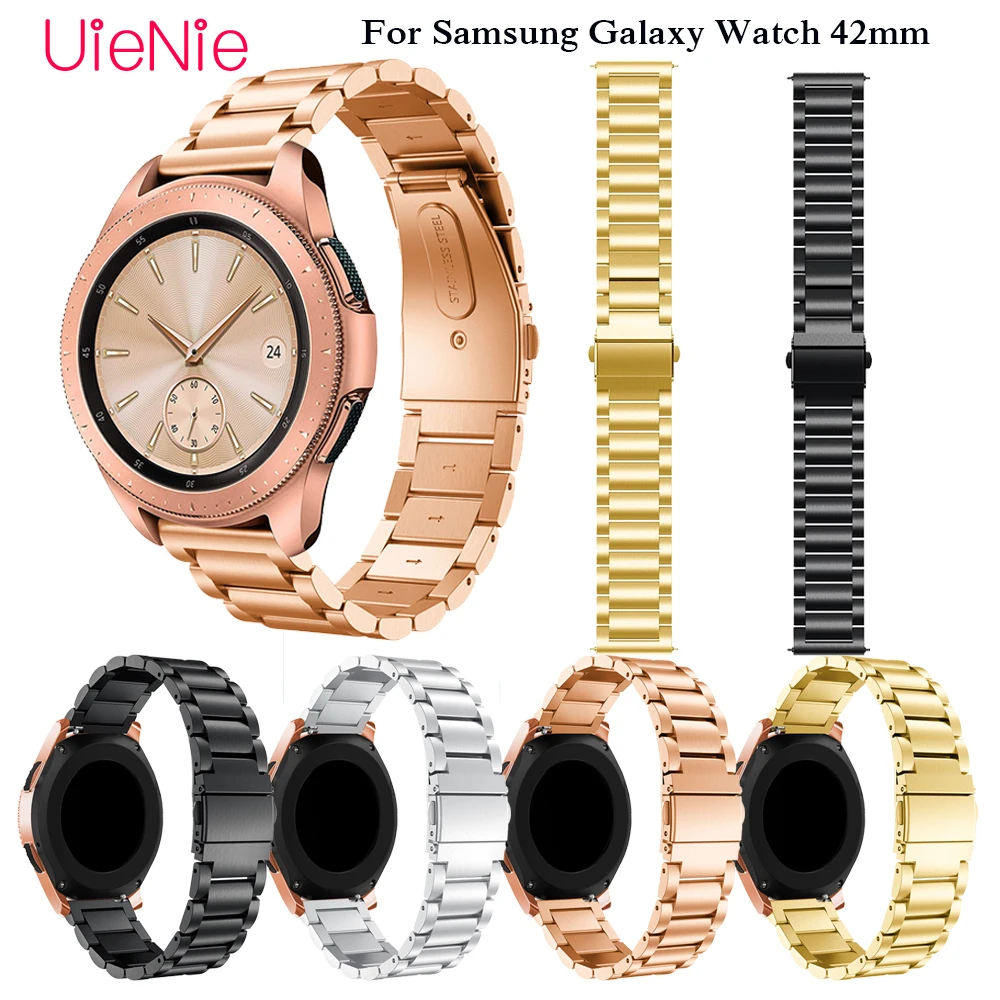 Ремешок из нержавеющей стали для Samsung Gear S2 металлический браслет Galaxy 42 мм Ширина 20