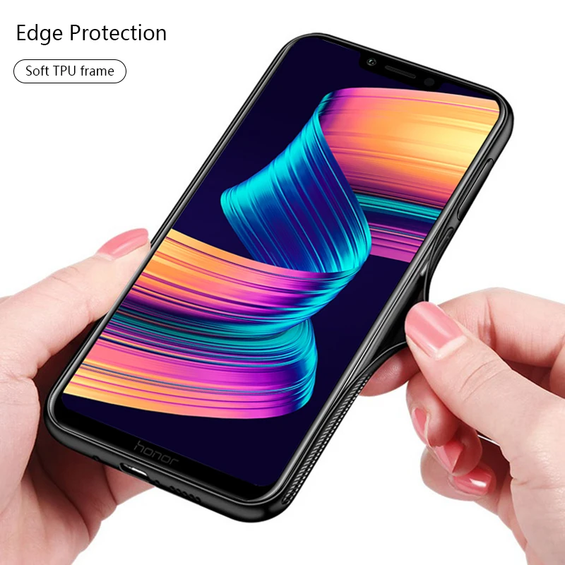 Роскошный мягкий силиконовый чехол для Xiaomi Mi Play + жесткий защитный на заднюю