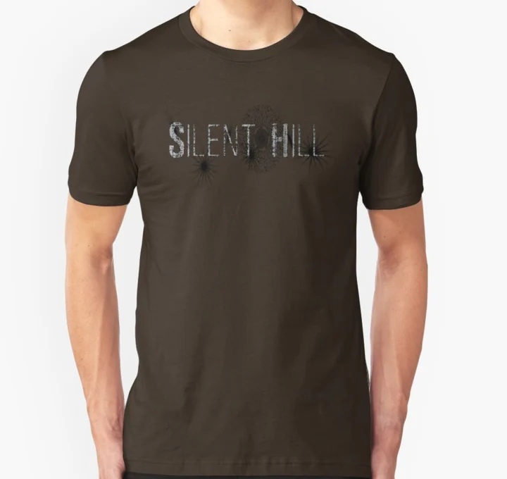 Men Short sleeve tshirt Simple Silent Hill T Shirt Women t-shirt | Мужская одежда