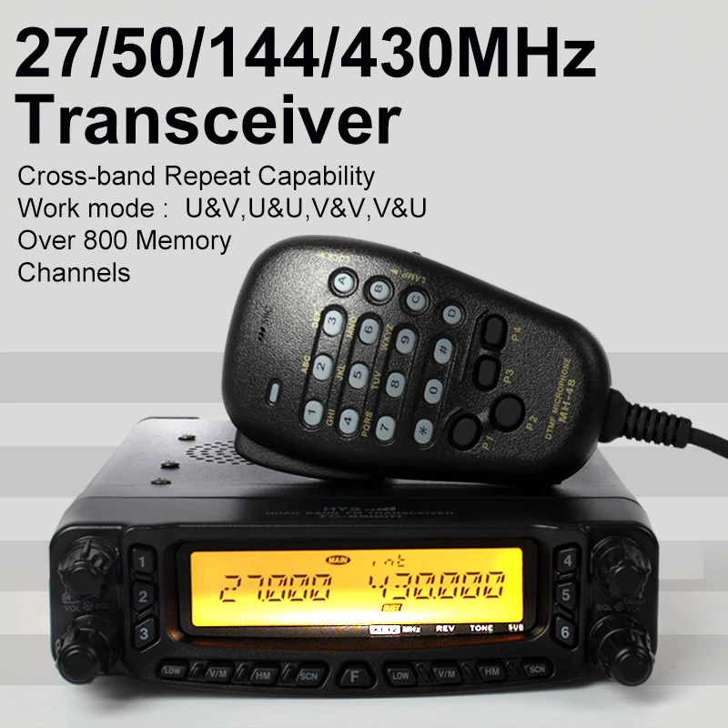HYS TC 8900R 27/50/144/430 мГц Quad Band трансивер|quad band transceiver|hys tc-8900rquad |