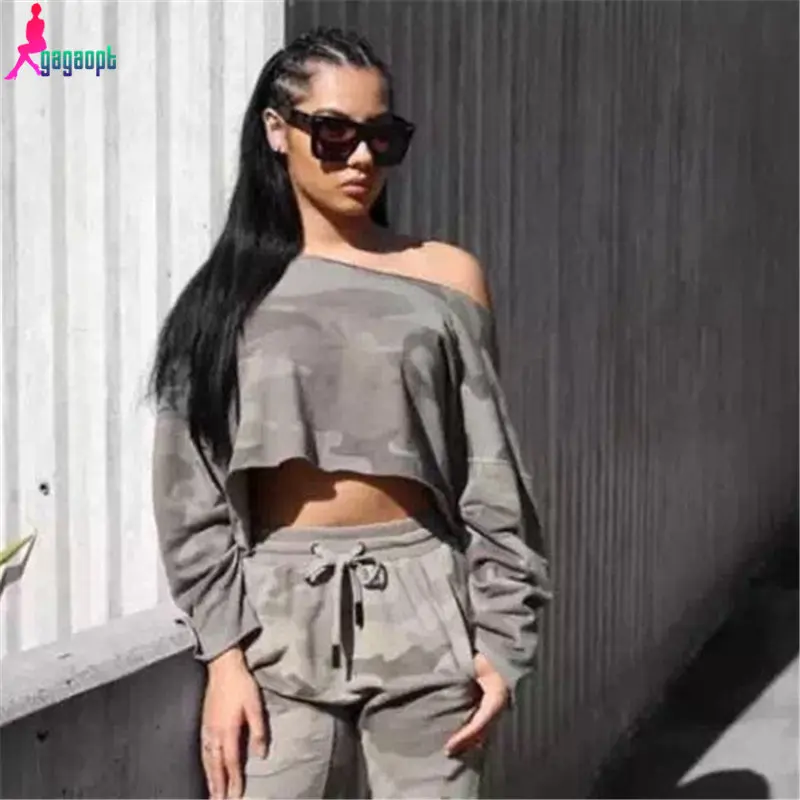 Gagaopt 2016 Autumn Sweatshirts Women Short Hoodies Multicolor Vintage Harjuku Wide-neck Long Sleeve Loose Casual Female Hooded | Женская