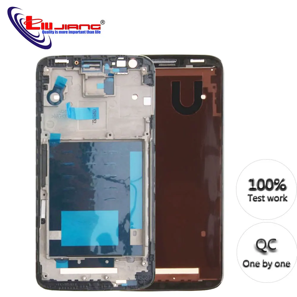 Новая передняя рамка для LG G2 D802 D805 D800 D801 средняя Передняя сменный корпус с