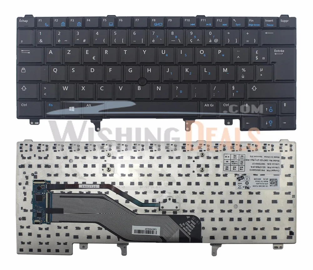 Новый для Dell E6420 FR Французский черная клавиатура с Мышь точка | Компьютеры и офис
