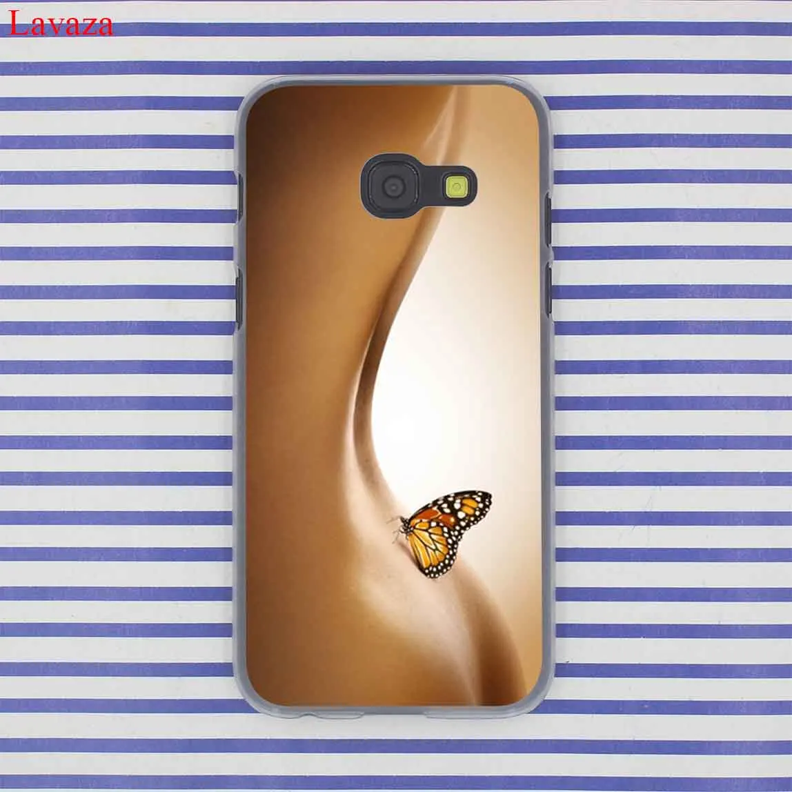 Чехол для телефона Lavaza Butterfly Dancing Girl Effect Samsung Galaxy Note 10 9 8 A9 A8 A7 A6 Plus 2018 A3 A5 2015 2016 2017 A2|case