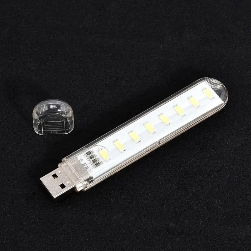 Портативный мини-usb, лампа питания 8 светодиодный ночник лампа 5 в теплый/чистый белый свет для внешний аккумулятор для компьютера ноутбука#30