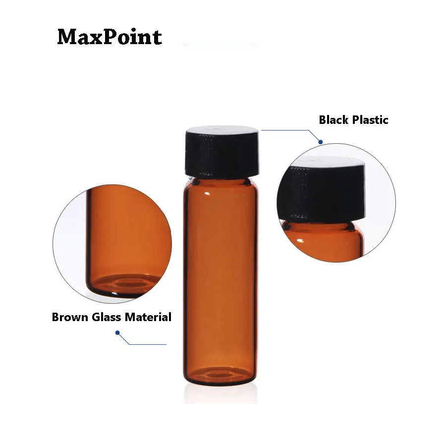 MaxPoint 3 мл 50 Прозрачный Стекло образец бутылки Бутылка с эфирным маслом