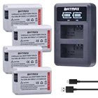 Аккумуляторы и зарядное устройство Batmax для NP-FW50, 4 аккумулятора 2000 мАч, FW50, NPFW50, 5T, 5R, 5TL, A7R, A7, F3, 3N, 3CA55, A37, A5000, A6000, A55