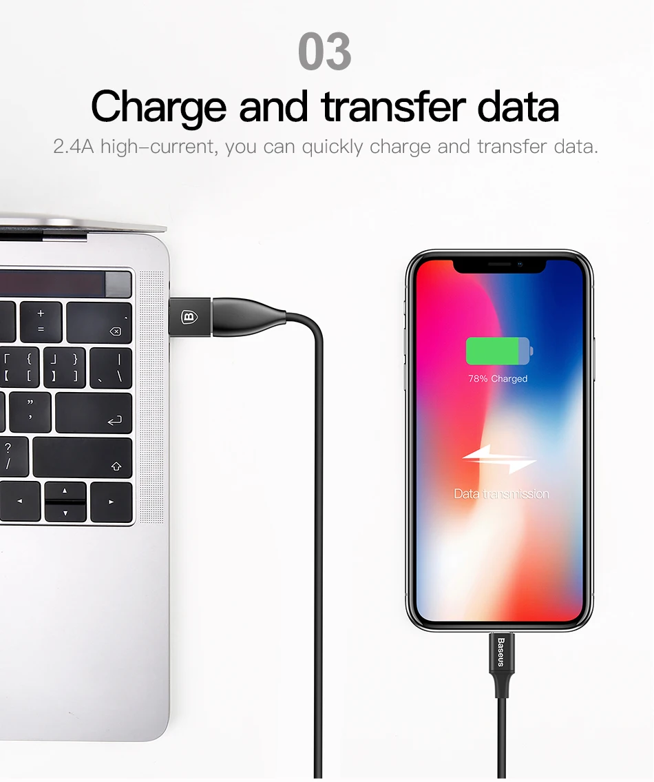 Baseus TYPE C Мужской к USB Женский Кабель адаптер конвертер для USB C к USB(Мужской к женскому) Зарядное устройство штекер OTG адаптер конвертер