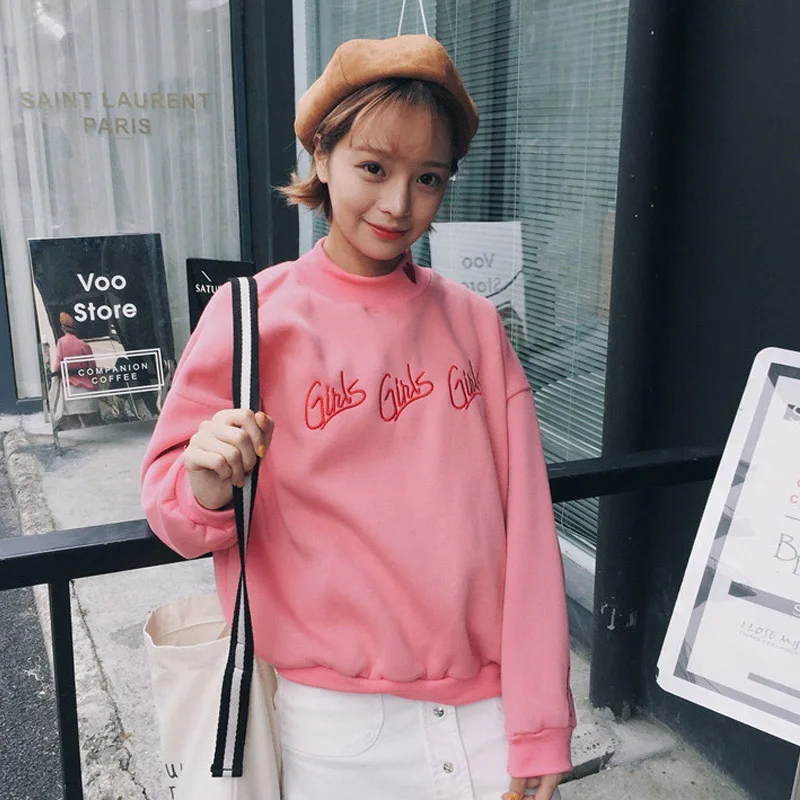 Женская осенняя и зимняя новая Корейская Повседневная универсальная свободная