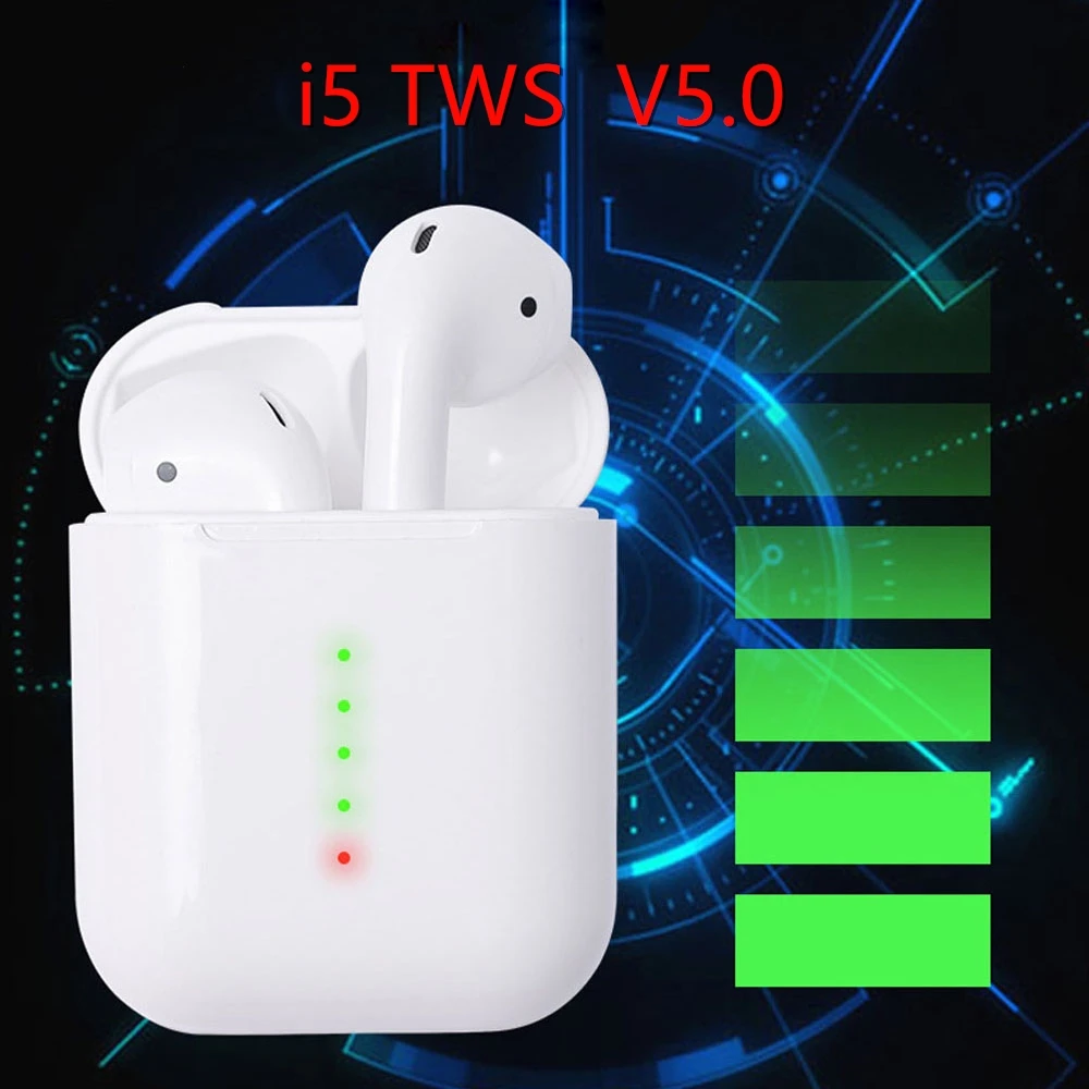 2019 новый стиль I5 Tws Bluetoth наушники 5 0 Беспроводные с сенсорным управлением PK i10 i12