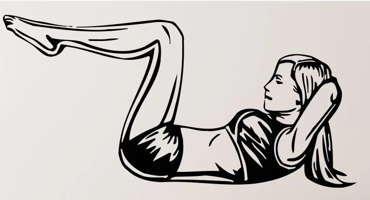 Сексуальные виниловые настенные наклейки на тему спорта для девочек занятий