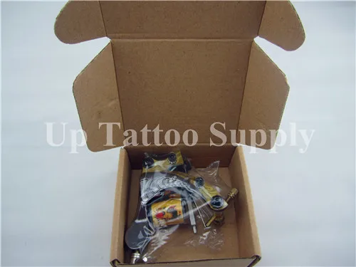 

New Top Shader Liner Tattoo Machine 10 Warp Coil Green Tattoo Gun For Beginner Free Shipping Coil Tattoo Machine