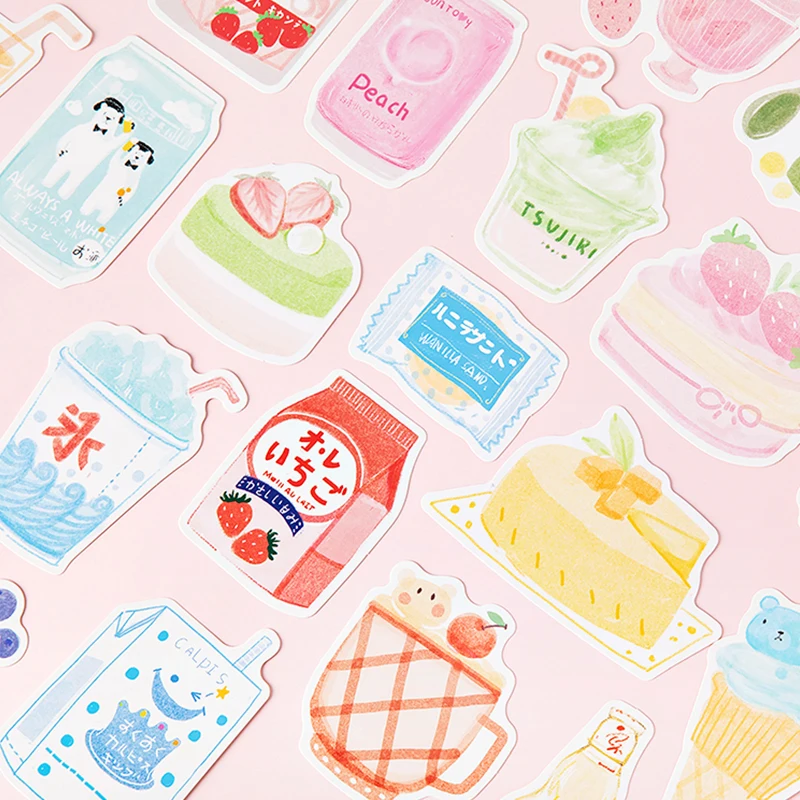 30 шт./кор. Японские закуски магазин открытка мультфильм сладкий поздравительная