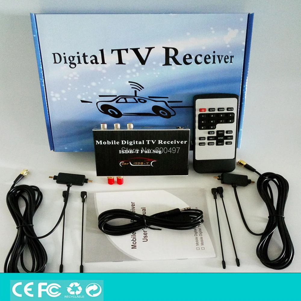 Автомобильный ATSC USA цифровой ТВ приемник HD 1080P HDMI CVBS Мобильный тюнер коробка