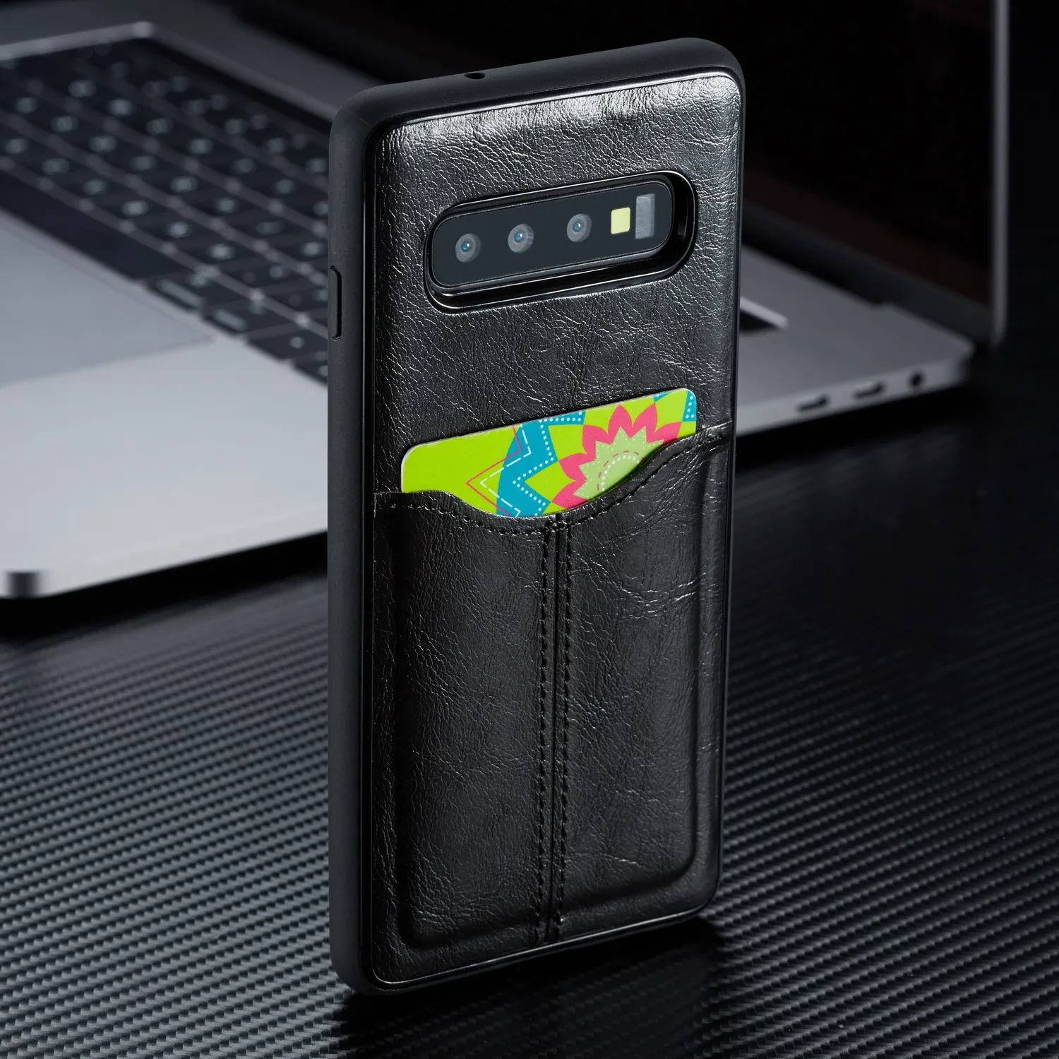 Из искусственной кожи чехол бумажник для samsung Galaxy S10 S10e плюс Чехол карты Винтаж S7 S8