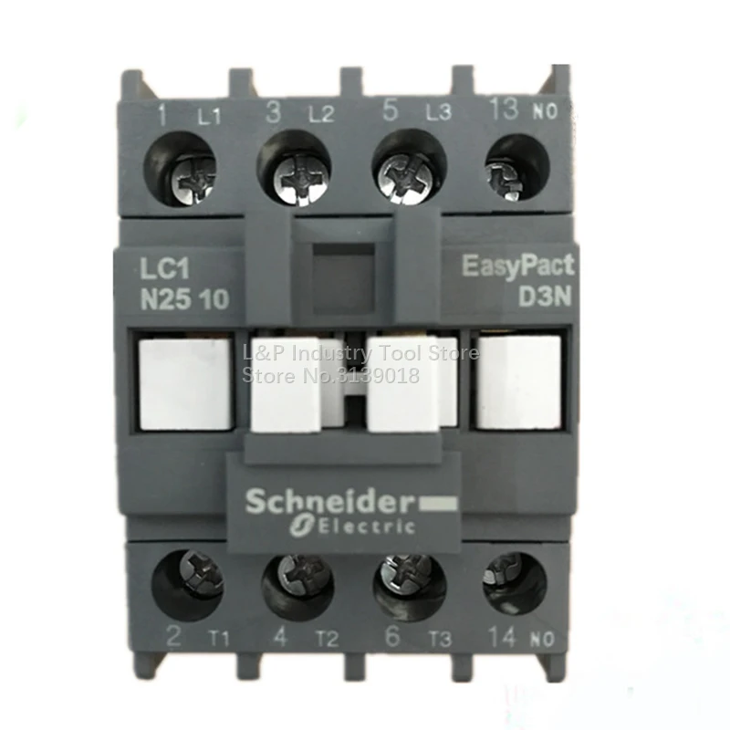Новый оригинальный Schneider AC220V 50HZ 1NO 25A LC1-E EasyPact TVS Series LC1E2510M5N контактор обновляется до Φ от AliExpress WW