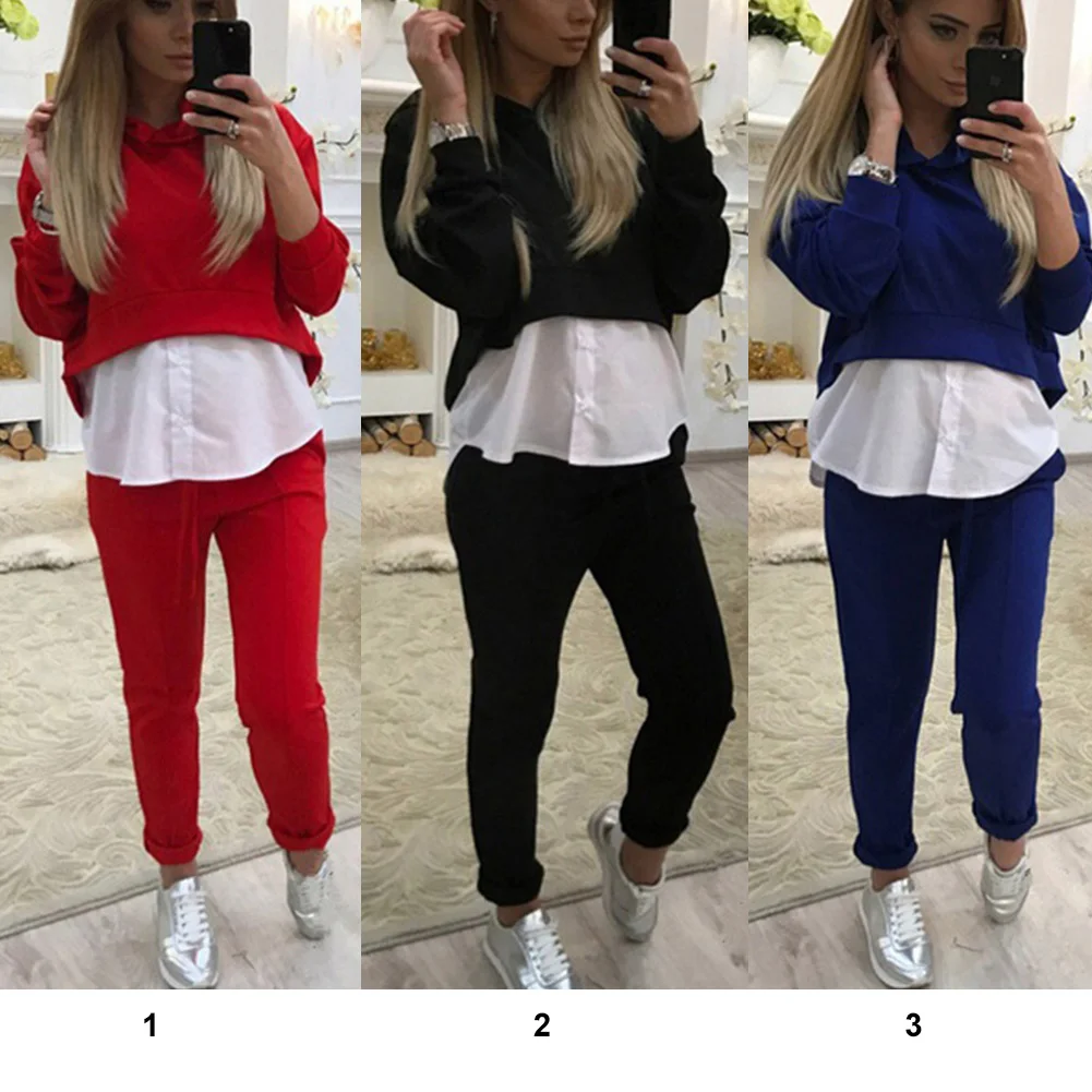 Осенние женские спортивные тренировочные костюмы спортивная одежда с длинными