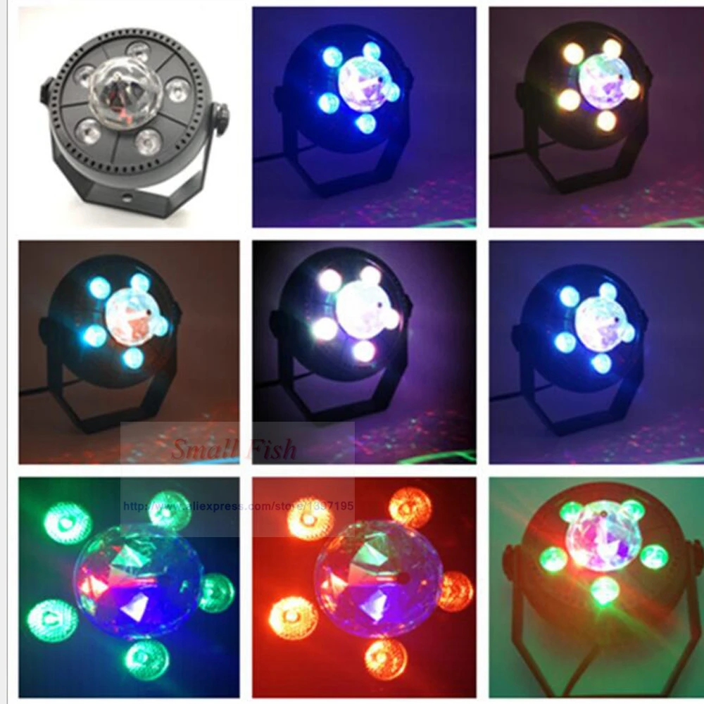 11 Вт RGB светодиодный хрустальный магический шар светодиодный сценический светильник DJ KTV диско лазерный светильник вечерние светильник s Звук ИК пульт дистанционного управления Рождественский проектор