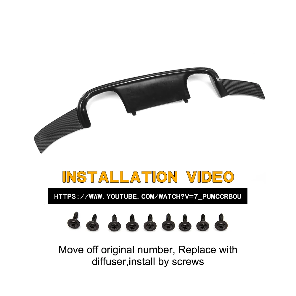 Углеродного волокна авто диффузор губа на задний бампер для BMW E92 M3 2008 2013