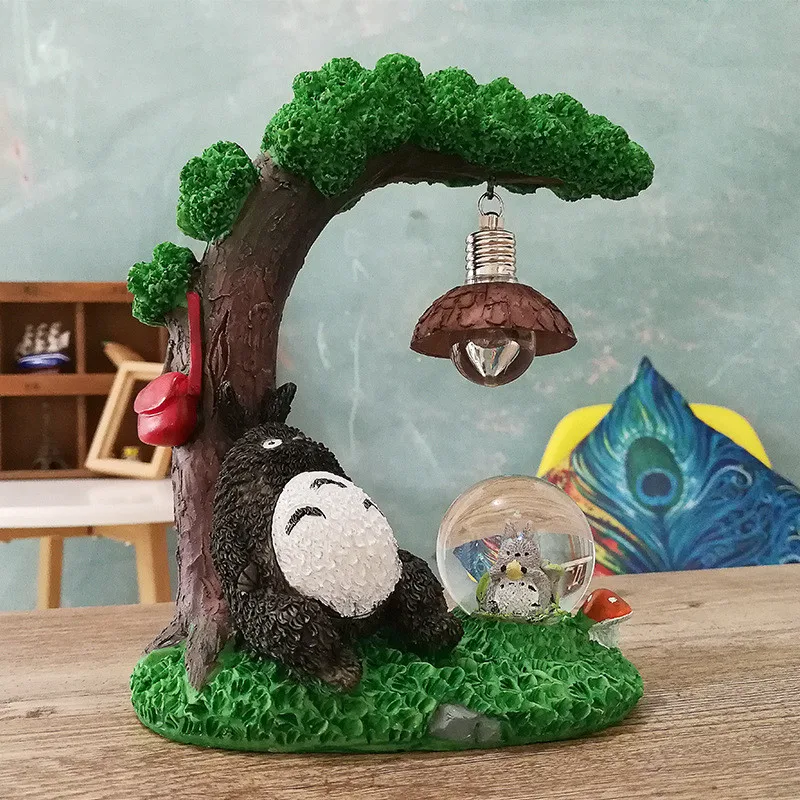 Мой сосед Тоторо декоративные статуэтки украшения для дома удерживающая лампа