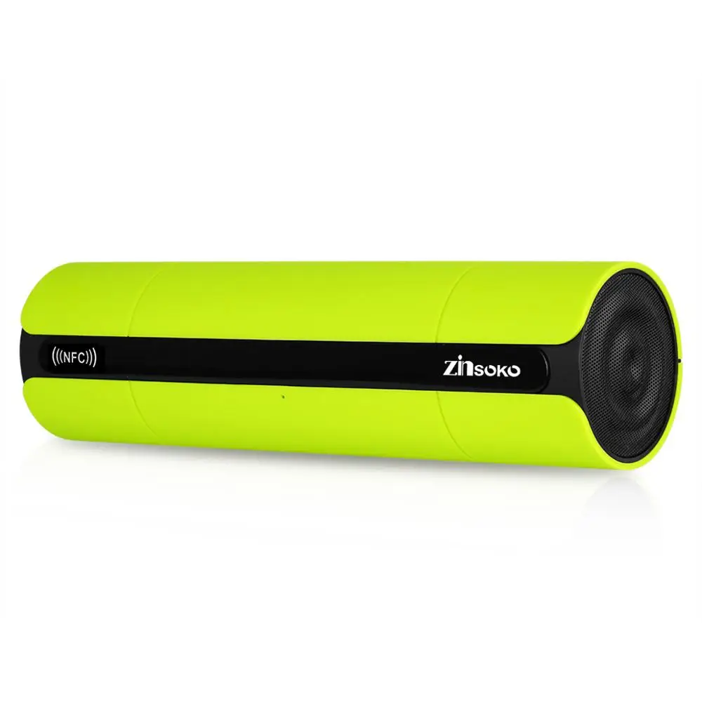 Green Портативный KR8800 NFC FM HIFI Bluetooth динамик беспроводной стерео громкий динамик s Super Bass Caixa Se Som звуковая коробка для телефона - Цвет: Green