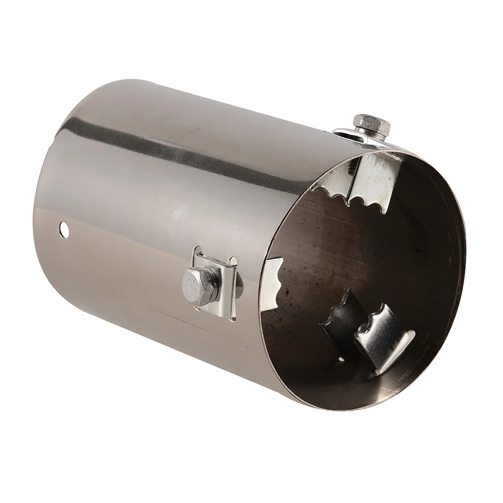 Автомобильная выхлопная труба из нержавеющей стали задний круглый глушитель