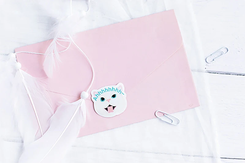 45 шт./кор. милый мультфильм животных кошка наклейка, сделай сам, Скрапбукинг Украшение дневника Label каваи канцелярские подарок поставки наклеек