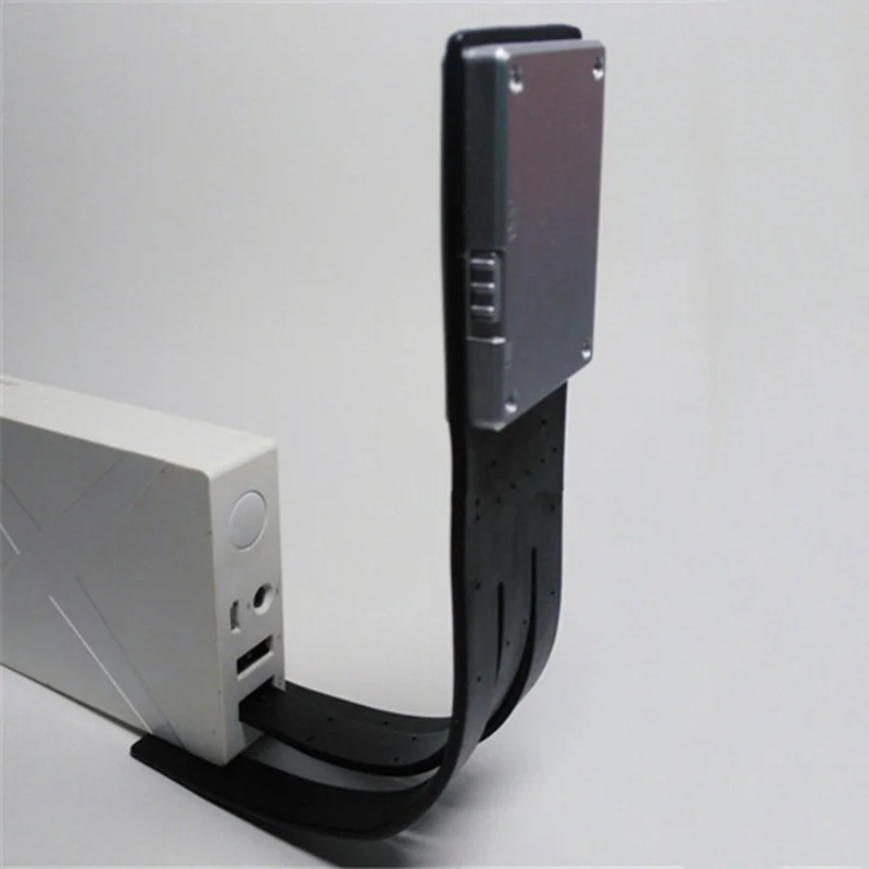 Плоский светодиодный usb зарядный складной светильник для чтения с регулировкой изгиба, Ночной светильник, светодиодный светильник для зарядки, энергосберегающий перезаряжаемый