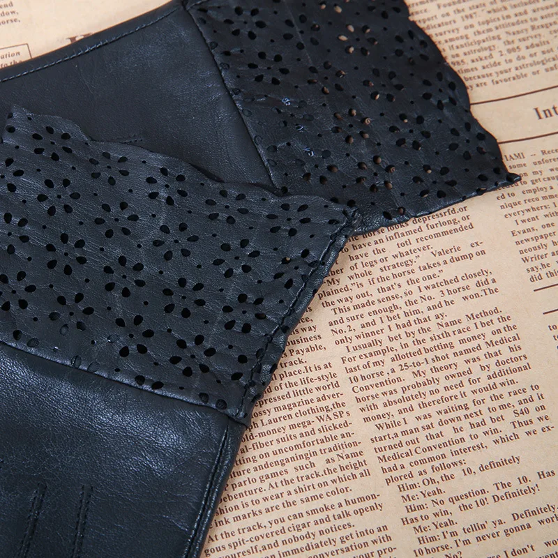 Новые женские перчатки из овечьей кожи весенние и осенние для езды на открытом