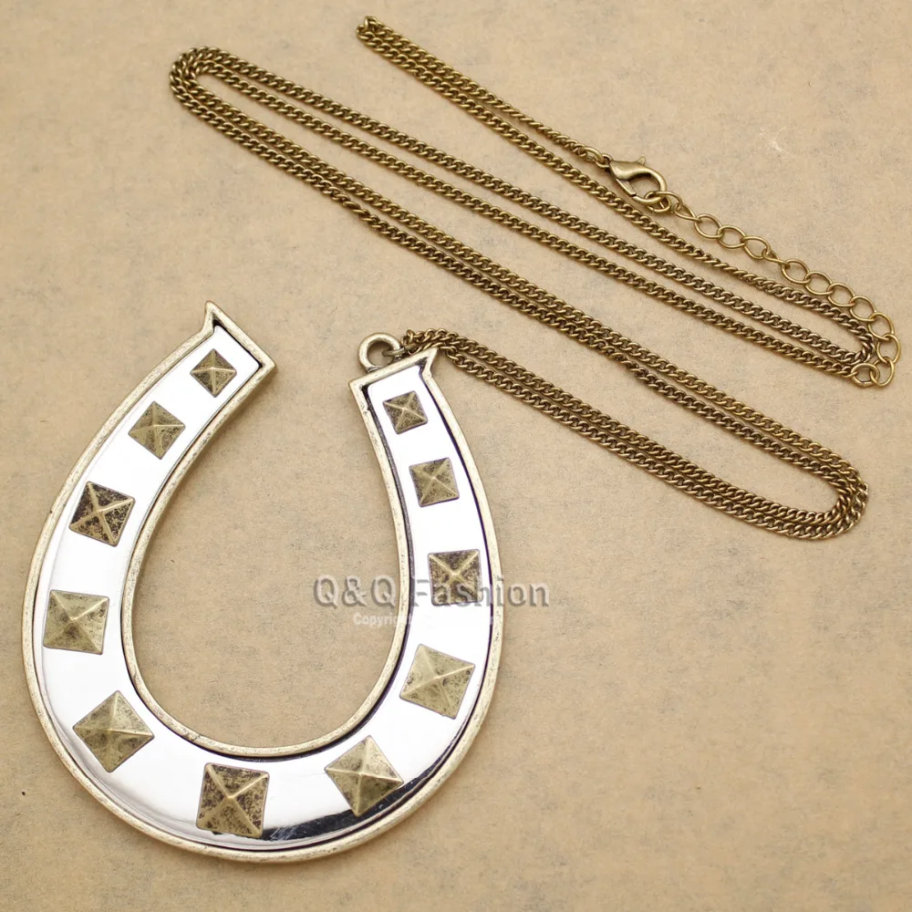 Винтажные серьги гвоздики для обуви в западном стиле подвеска Родео линии чокер