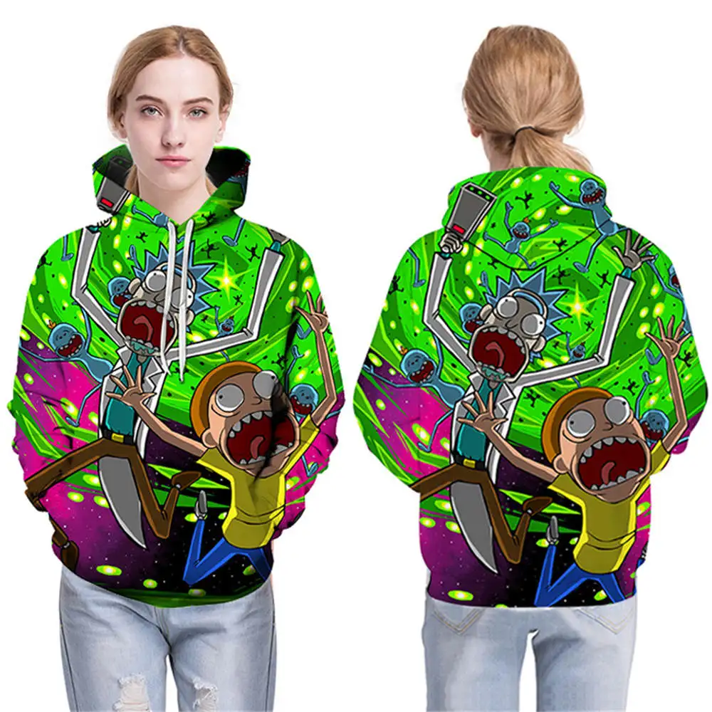 BombFun/мужские и женские толстовки с капюшоном рисунком из мультфильма 3D принтом