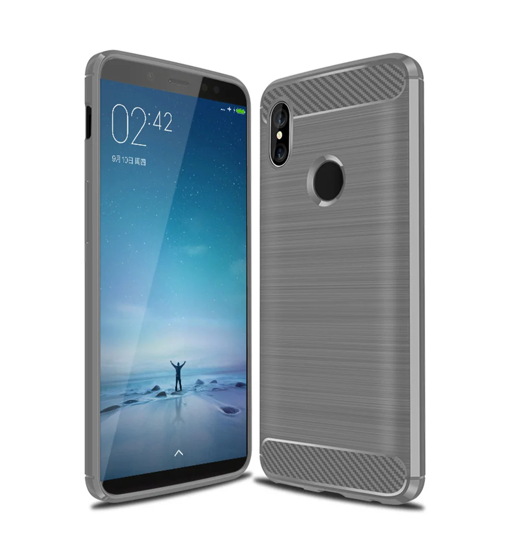 Для Xiaomi mi Max 3 чехол из углеродного волокна противоударный чехол для телефона для mi 8 mi 8 чехол красный mi Note 6 Pro Чехол гибкий бампер подходит для корпуса
