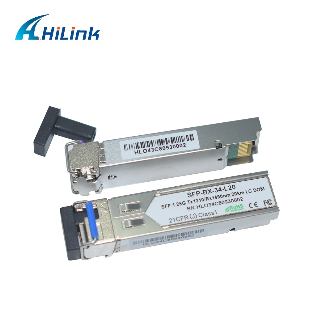 (5 пар/партия) фотосессия! 1310 нм 1 25G 1000 базовый Bidi 20km LC/SC SFP трансивер с функцией