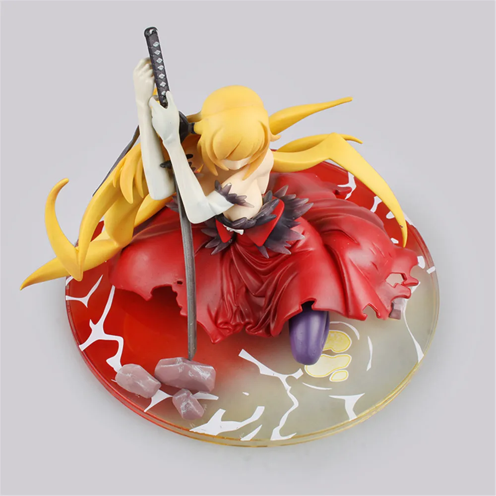 Monogatari Nisemonogatari Oshino Shinobu аниме фигурка с оружием Ver. ПВХ аниме секс кукла подарок Детская экшн кукла модель горячие игрушки PM