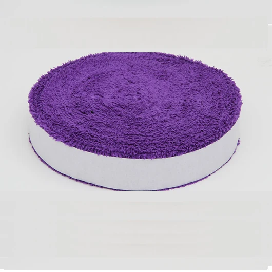 purple Allpha 35 мм Полотенца sweatband хлопок нарукавник для тенниса палка впитывает пот и удобными мягкими накладками для игры в теннис/бадминтон ракетки A6 - Цвет: purple