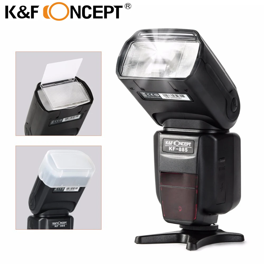 K & F концепция KF885 Вспышка Speedlite светильник HSS 1/8000S ttl GN58 Беспроводная
