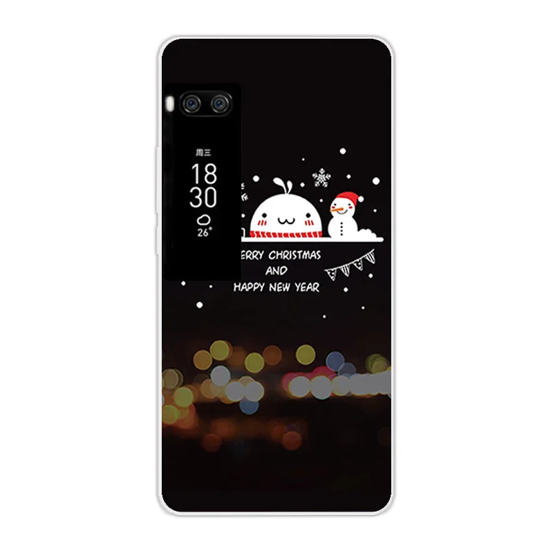 12 Роскошный ТПУ чехол для Meizu Pro 7 Plus, Рождественская ночь, задняя крышка для Meizu Pro 7 Plus, прозрачный чехол, оболочка корпуса телефона, Капа - Цвет: 12