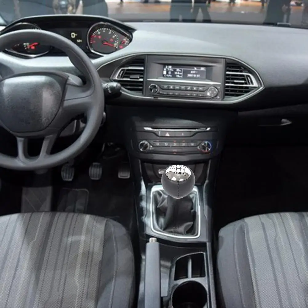 6 скоростей ручная ручка переключения рулевого механизма автомобиля для Peugeot 307 308