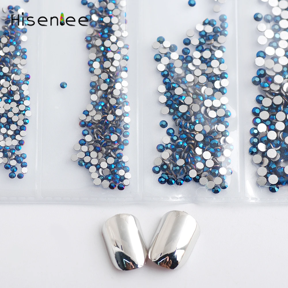 

1680pcs Many Colors SS3-SS10 Small Mini Sizes Nail Art Crystal Glass Rhinestones For Micro 3D Nail Art Decoration Gems