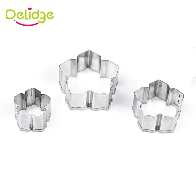 Delidge 3 4 шт./лот красивая форма для торта с цветами из нержавеющей стали Петуния