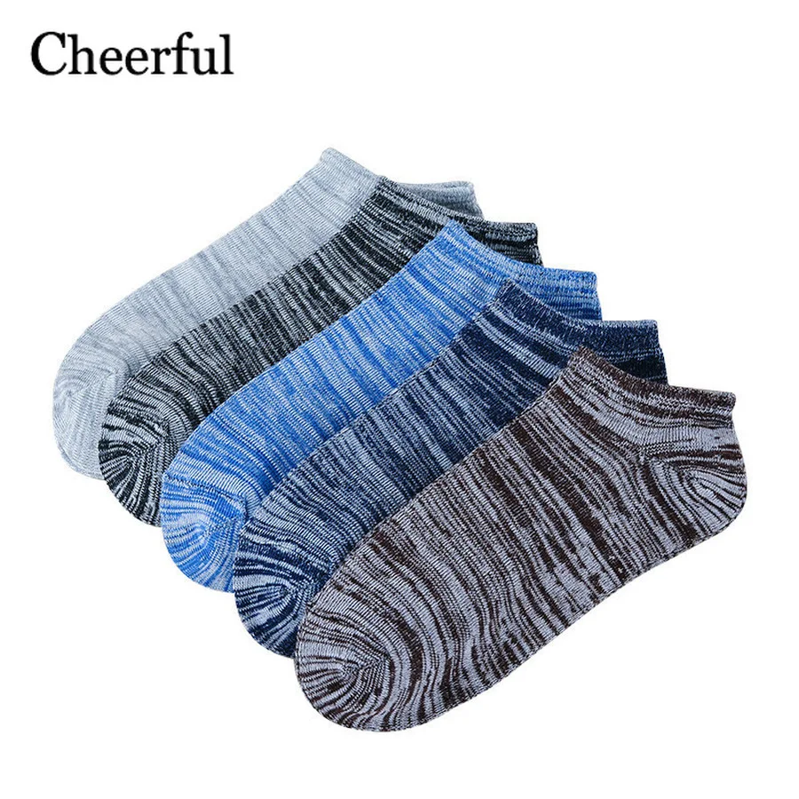 2019 Топ Винтаж мраморный узор мужские носки башмачки лето новый 100% хлопок