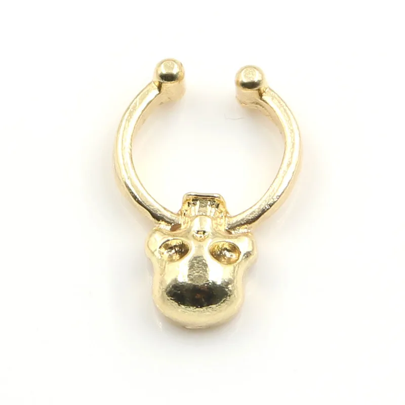 Женское кольцо для пирсинга пупка 3 шт./Лот имитация перегородки носовой зажим с