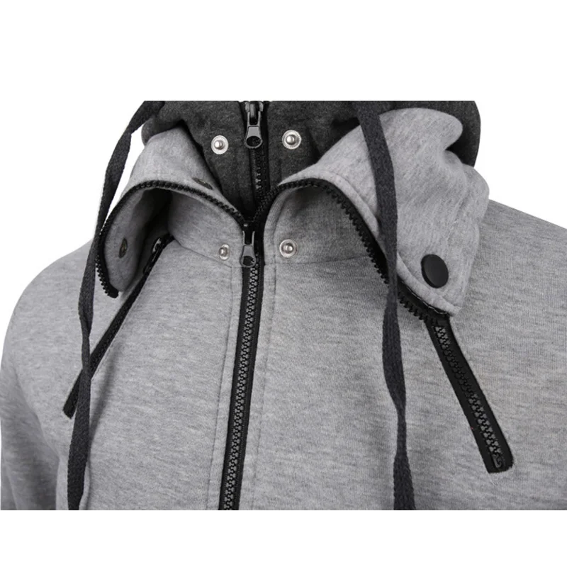 Новинка 2017 толстовки свитшоты мужские хлопковые Лоскутные двухслойные на молнии